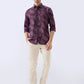 Parx Maroon Casual Shirt