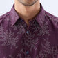 Parx Maroon Casual Shirt