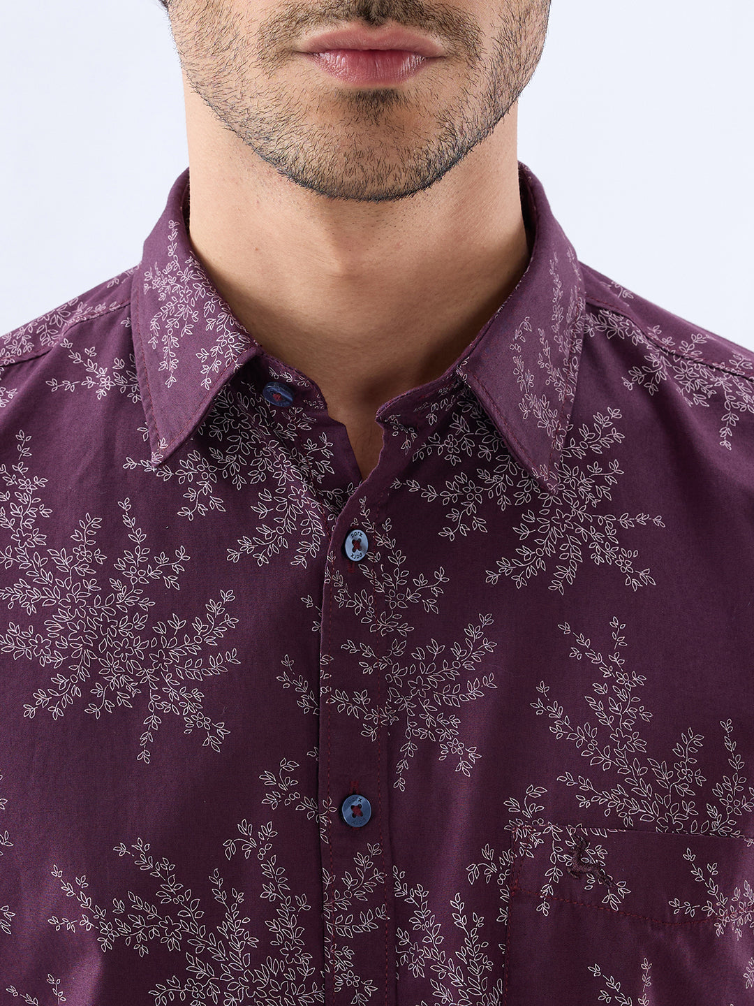Parx Maroon Casual Shirt