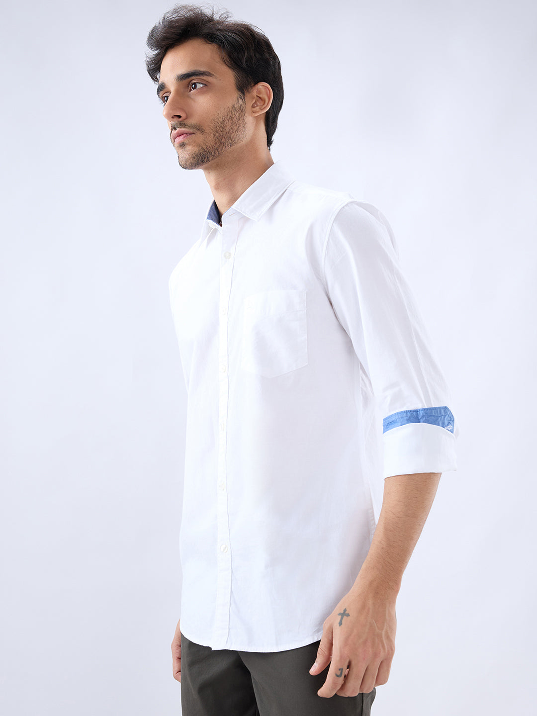 Parx White Casual Shirt