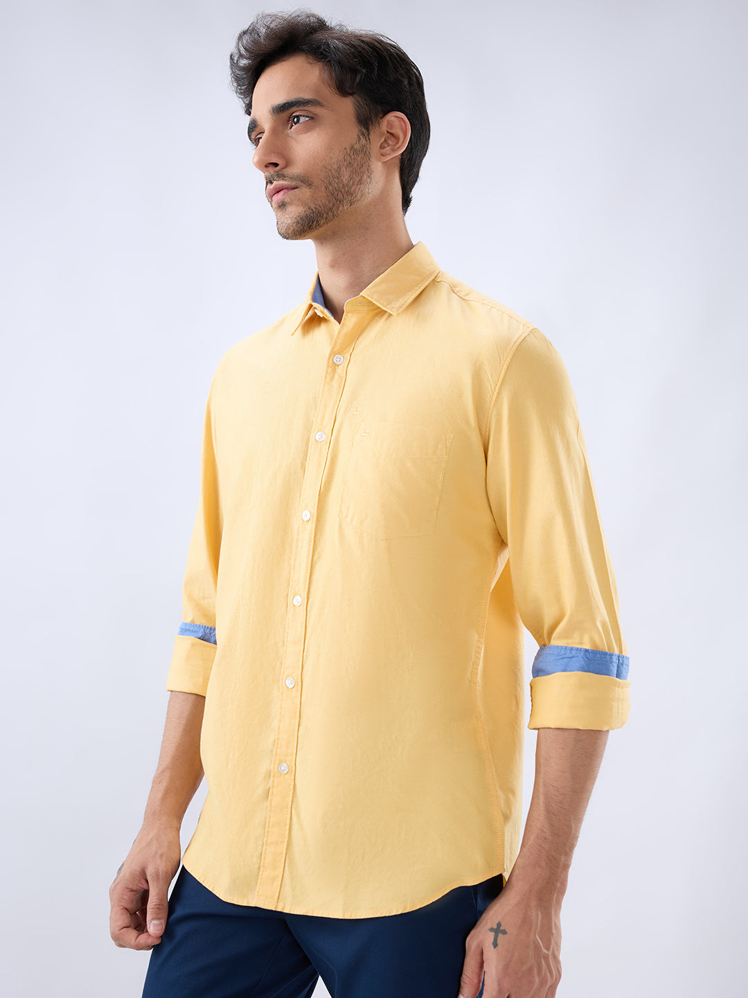 Parx Yellow Casual Shirt