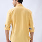Parx Yellow Casual Shirt