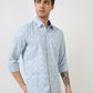 Parx Blue Casual Shirt 