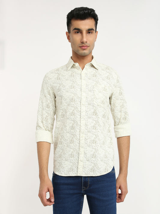 Parx Brown Casual Shirt 