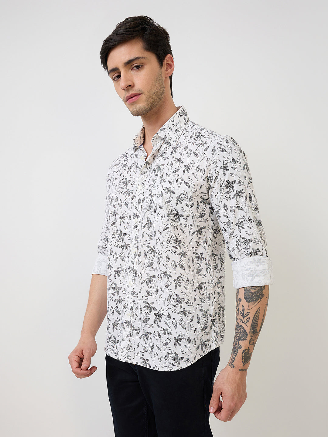 Parx White Casual Shirt 