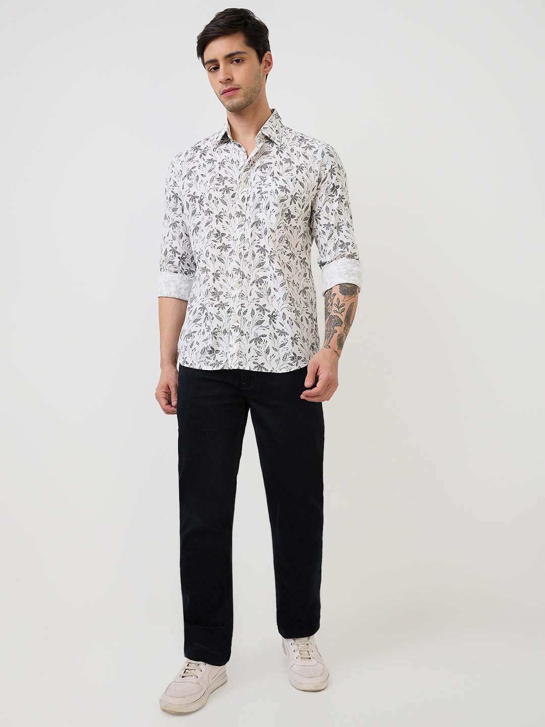 Parx White Casual Shirt 