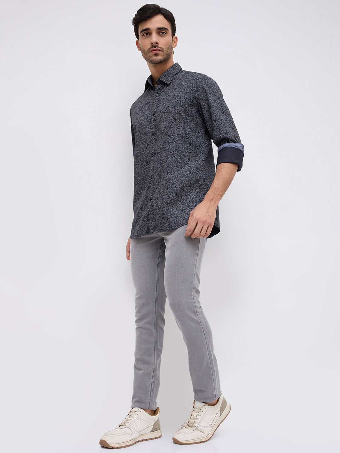 Parx Black Casual Shirt