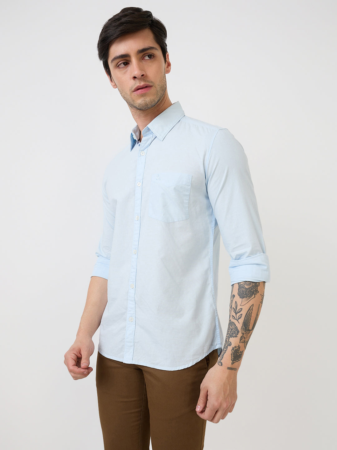 Parx Blue Casual Shirt 