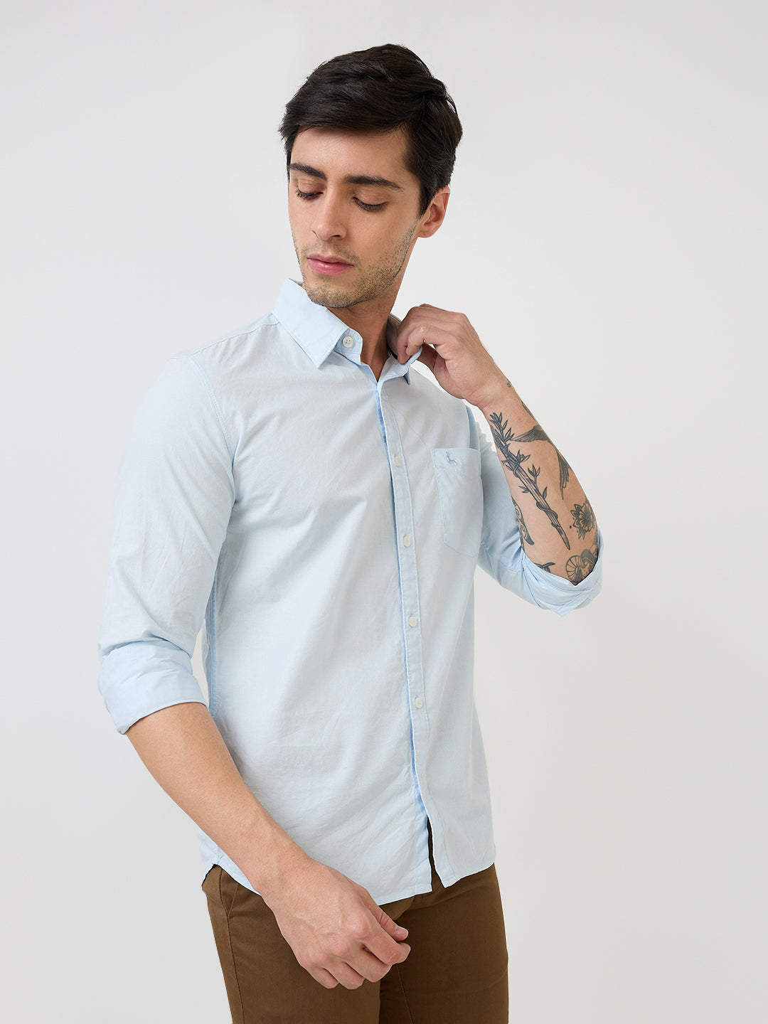 Parx Blue Casual Shirt 