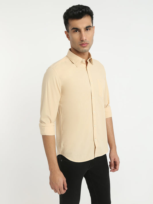 Parx Brown Casual Shirt 