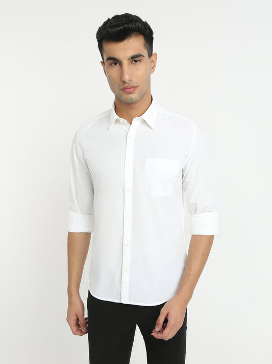 Parx White Casual Shirt 