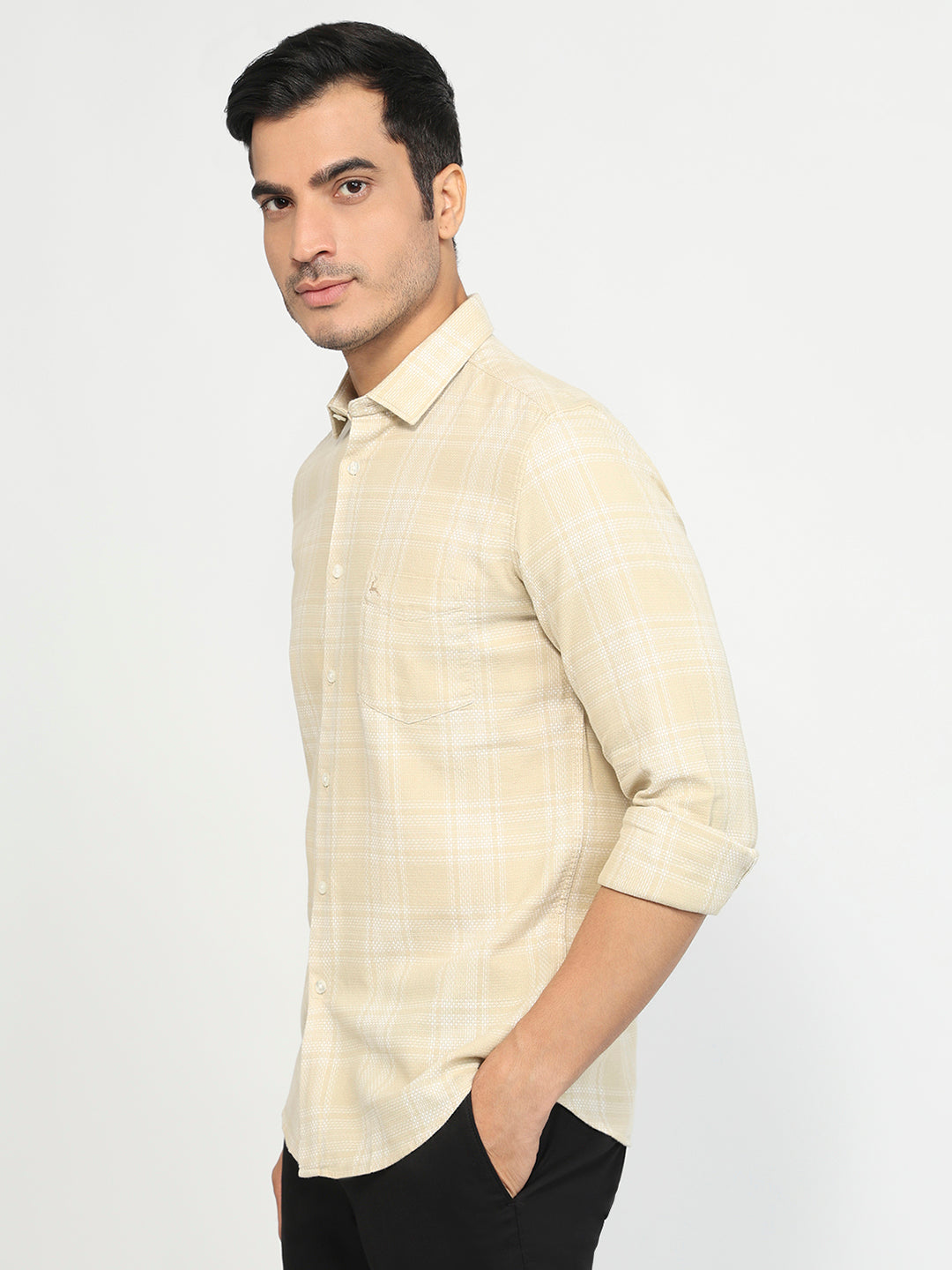 Parx Yellow Casual Shirt