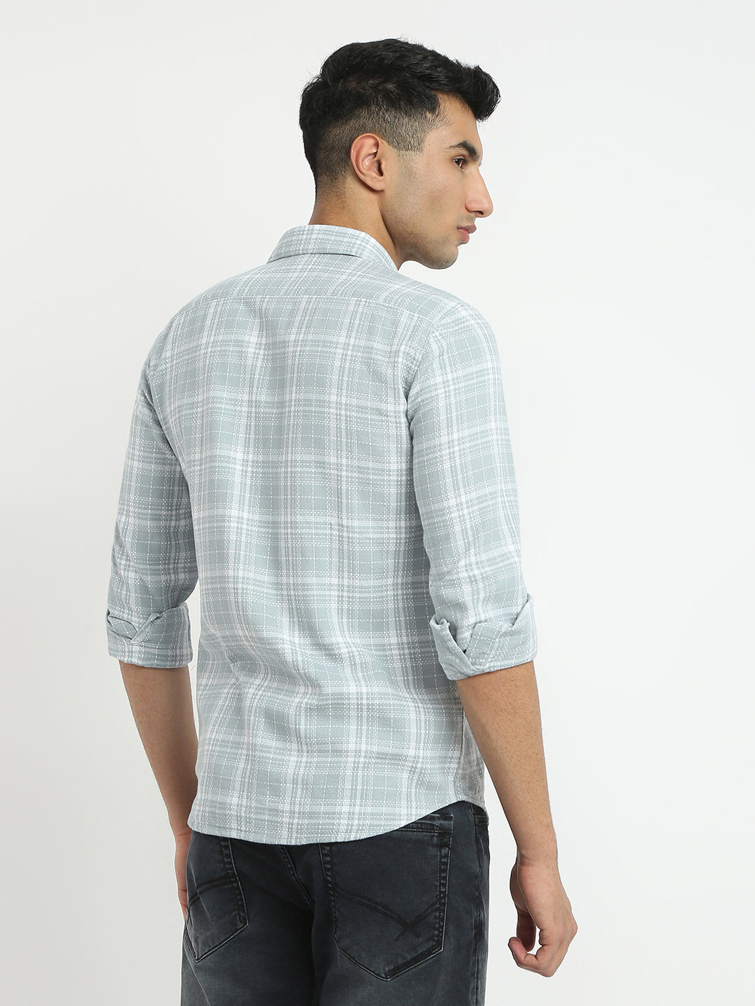 Parx Grey Casual Shirt 