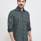 Parx Green Casual Shirt