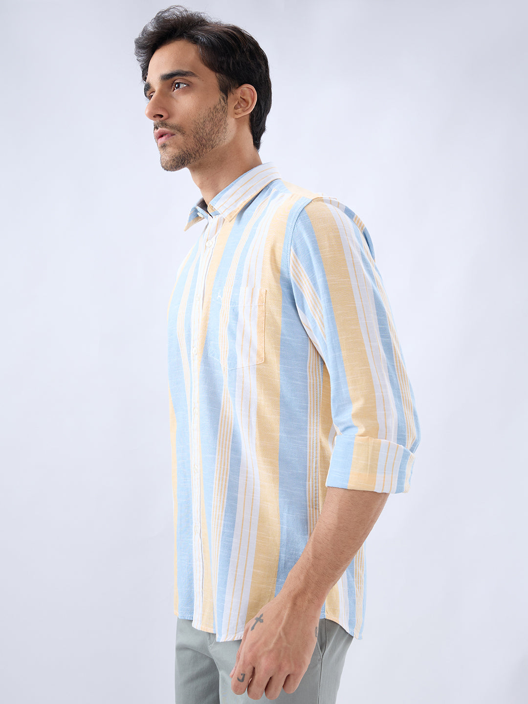 Parx Yellow Casual Shirt
