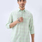 Parx Green Casual Shirt