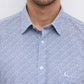 Parx Blue Casual Shirt