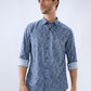 Parx Blue Casual Shirt