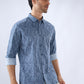 Parx Blue Casual Shirt