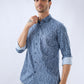Parx Blue Casual Shirt