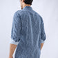 Parx Blue Casual Shirt