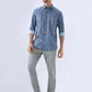 Parx Blue Casual Shirt