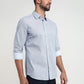 Parx Men White Slim Fit Printed Casual Shirt