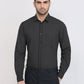 Parx Men Black Printed Slim Fit Cotton Casual Shirt