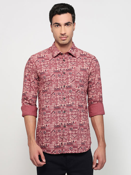 Parx Red Casual Shirt