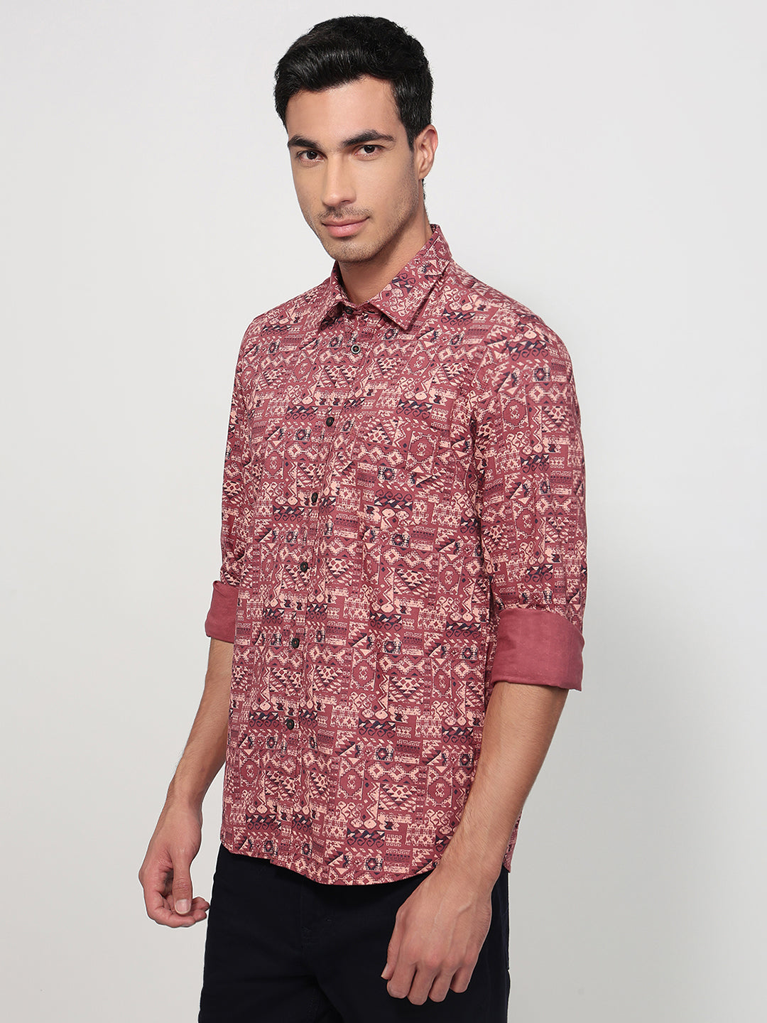 Parx Red Casual Shirt