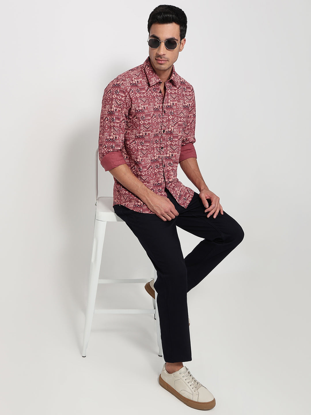 Parx Red Casual Shirt