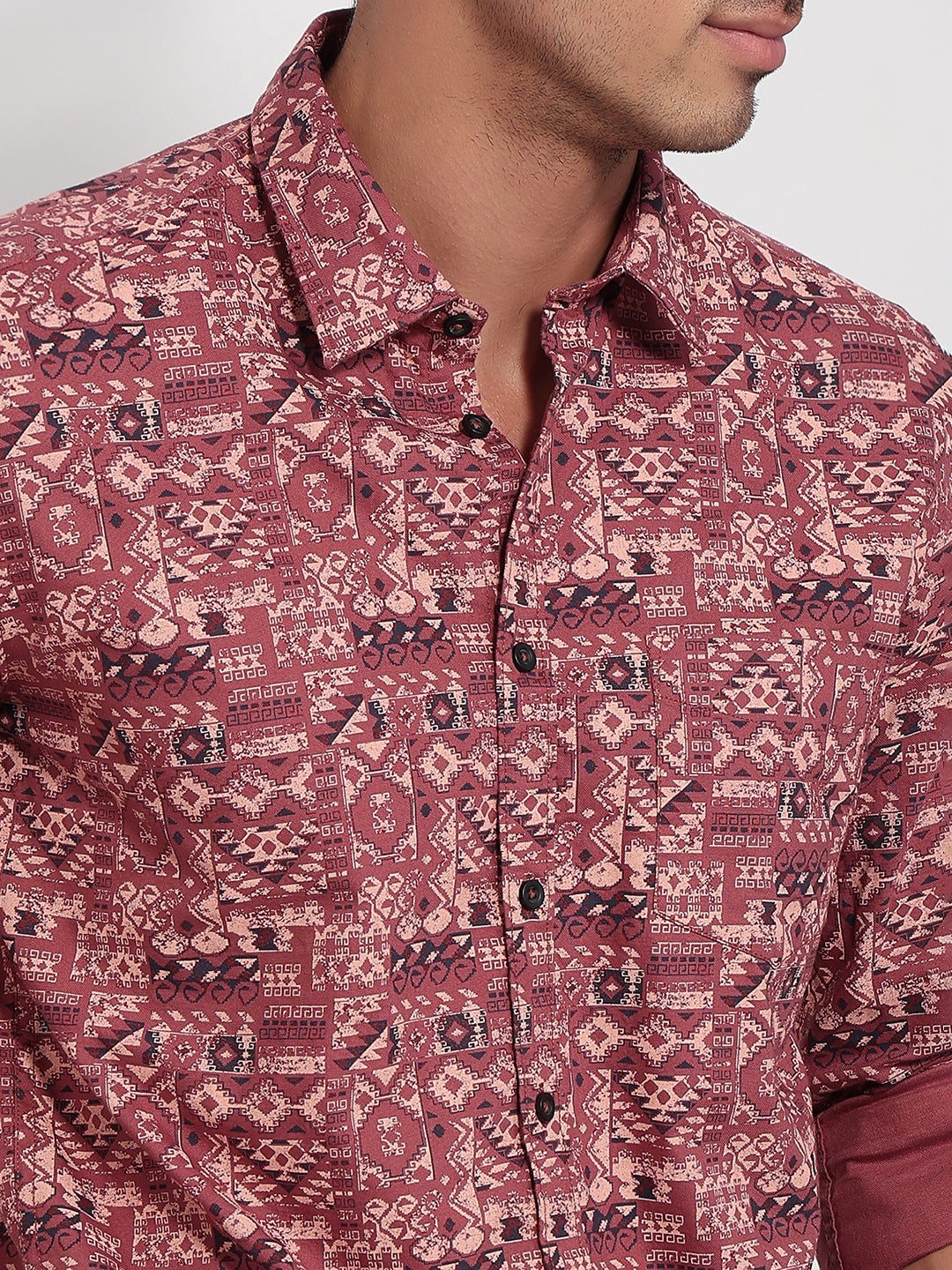 Parx Red Casual Shirt