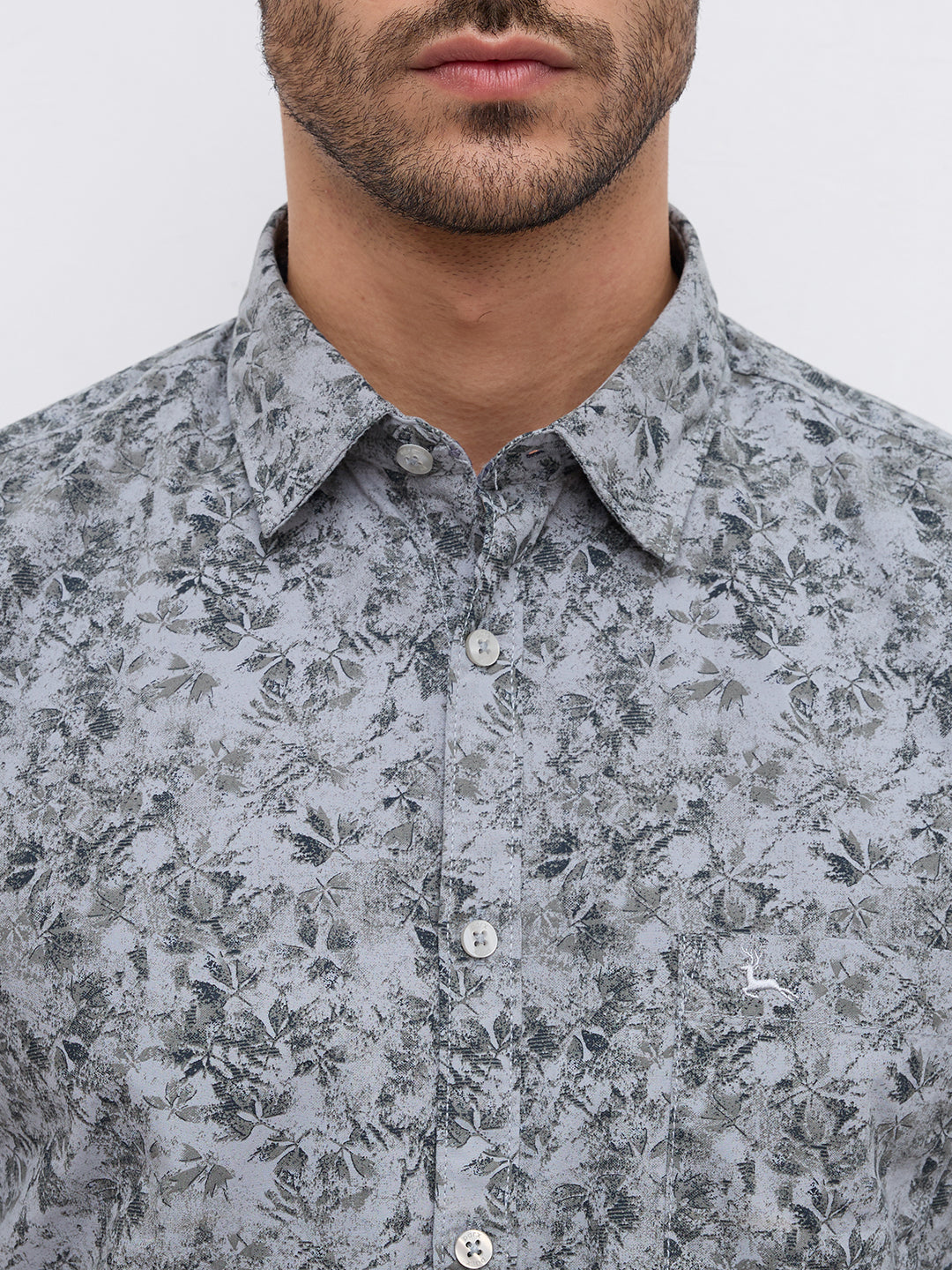 Parx Grey Casual Shirt