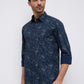 Parx Blue Casual Shirt