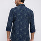 Parx Blue Casual Shirt