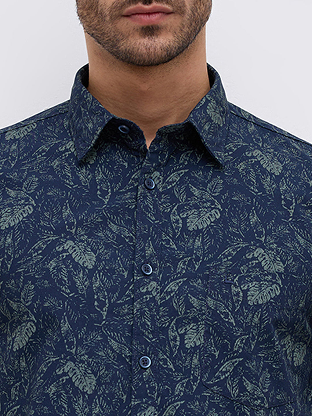 Parx Blue Casual Shirt