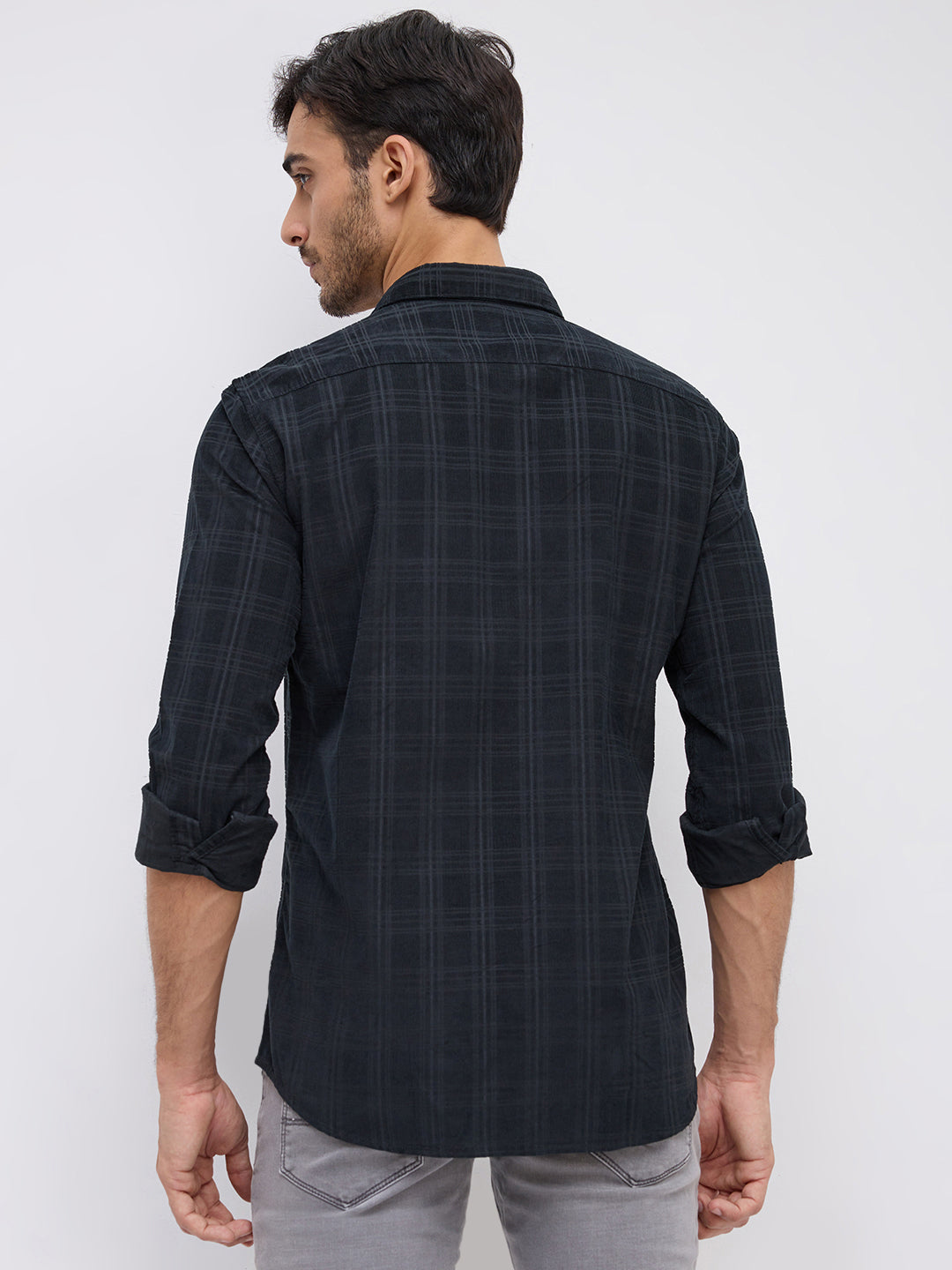 Parx Green Casual Shirt