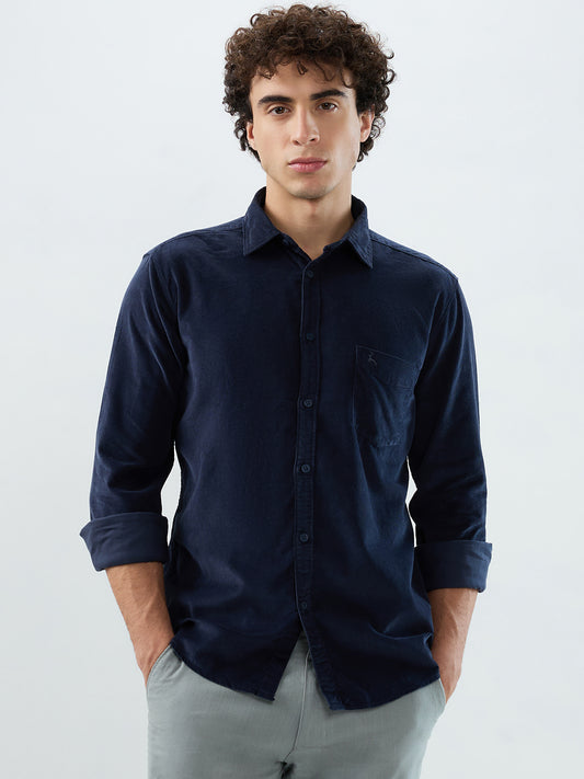Parx Blue Casual Shirt