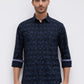 Parx Blue Casual Shirt