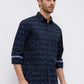 Parx Blue Casual Shirt