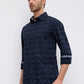 Parx Blue Casual Shirt