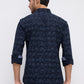 Parx Blue Casual Shirt