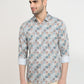 Parx Blue Casual Shirt