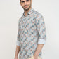 Parx Blue Casual Shirt