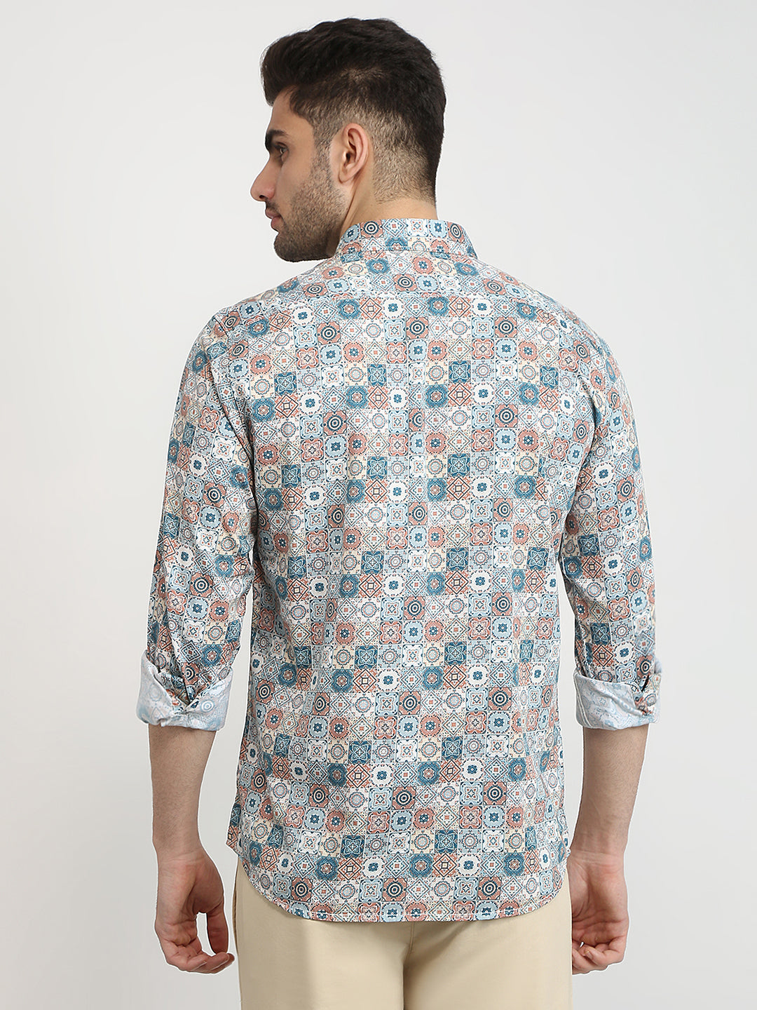 Parx Blue Casual Shirt