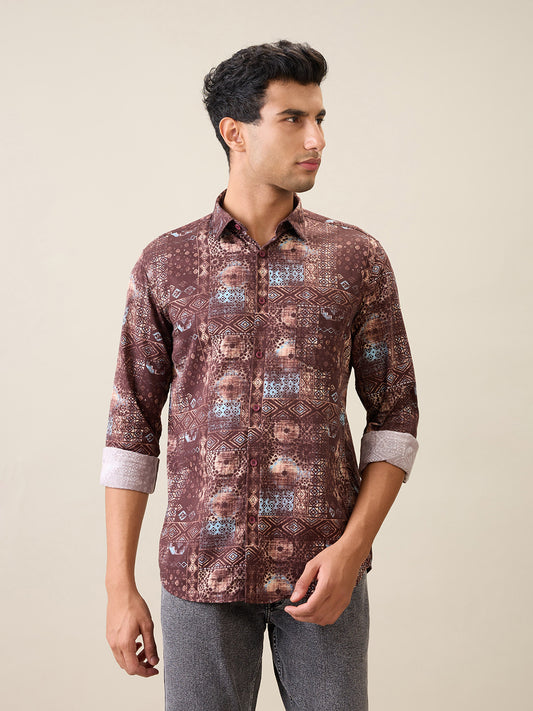 Parx Red Casual Shirt 