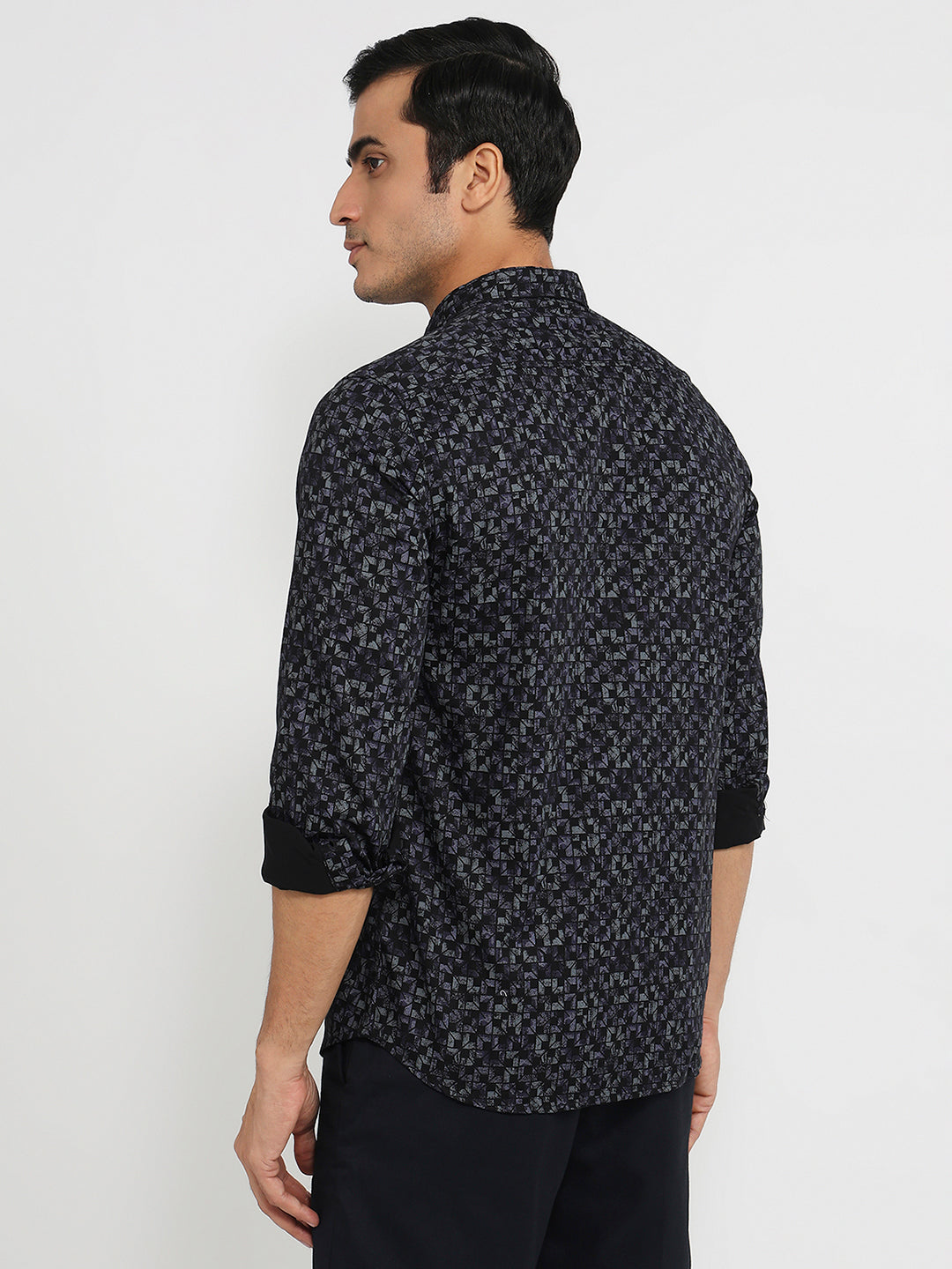 Parx Blue Casual Shirt