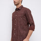 Parx Brown Casual Shirt