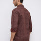 Parx Brown Casual Shirt