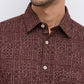 Parx Brown Casual Shirt